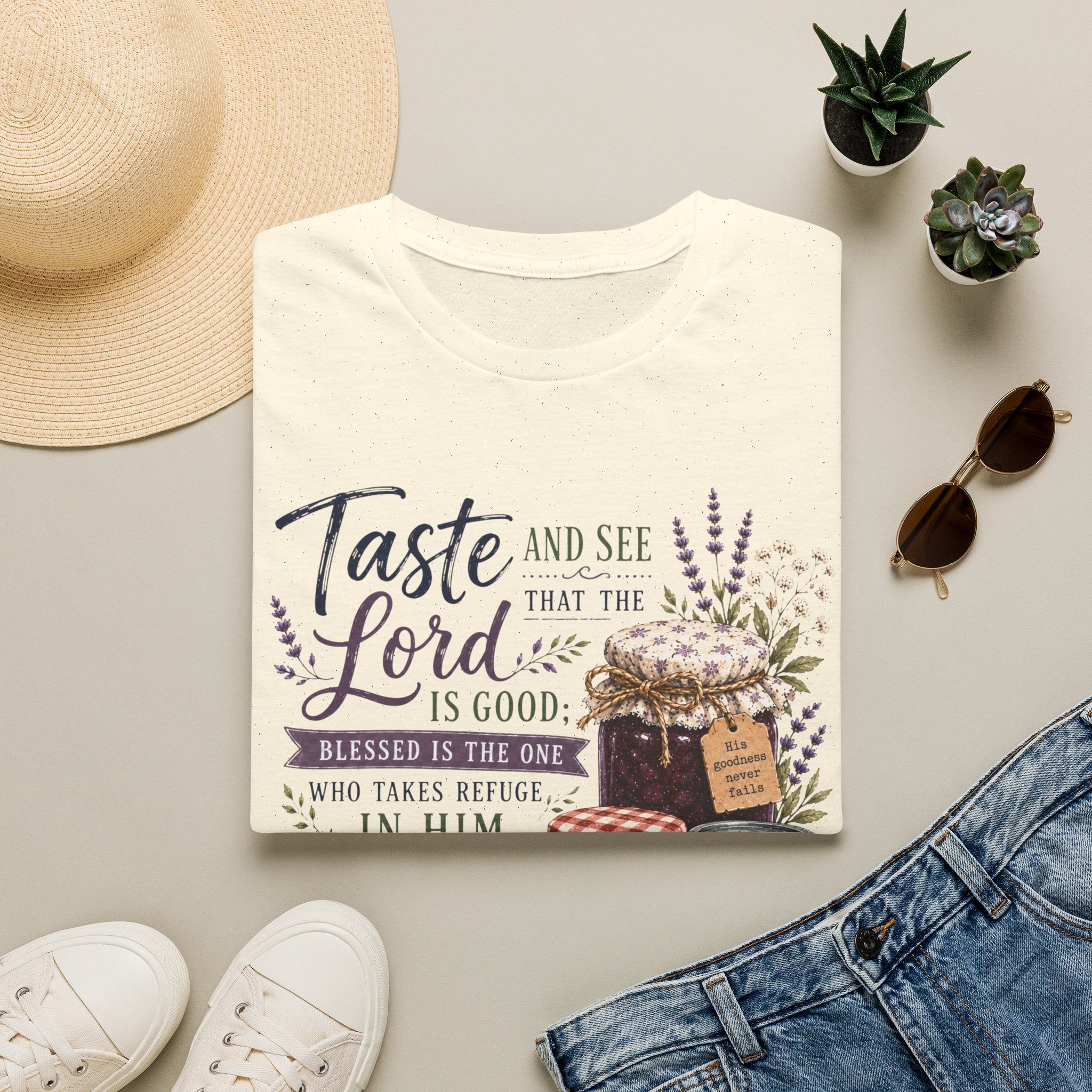 Taste and See the Lord Is Good | Rustic Faith Unisex Softstyle T-Shirt