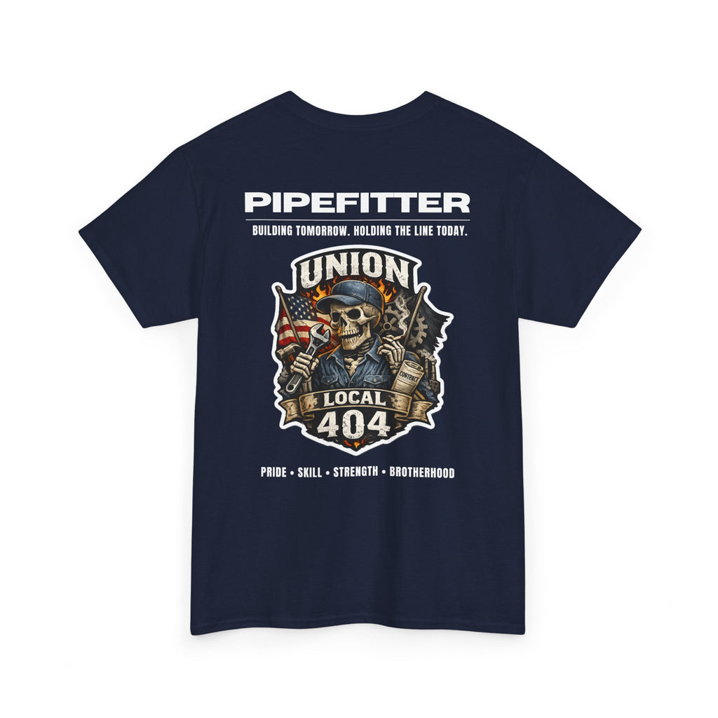 Local 404 Pipefitter Skeleton Tee