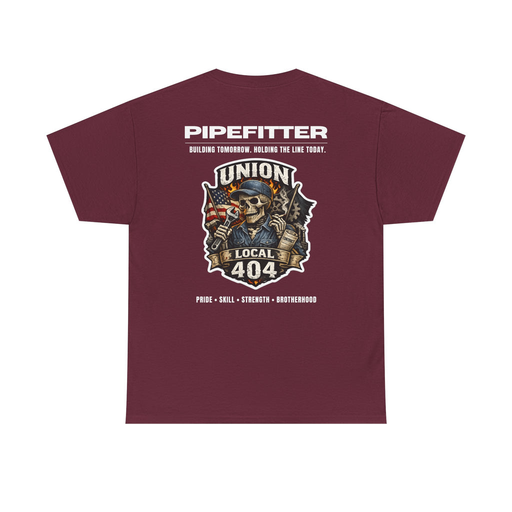 Local 404 Pipefitter Skeleton Tee