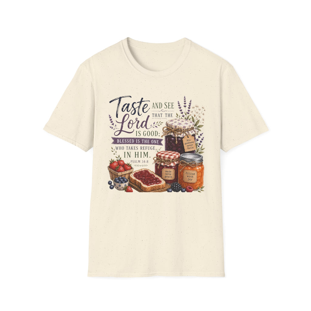Taste and See the Lord Is Good | Rustic Faith Unisex Softstyle T-Shirt