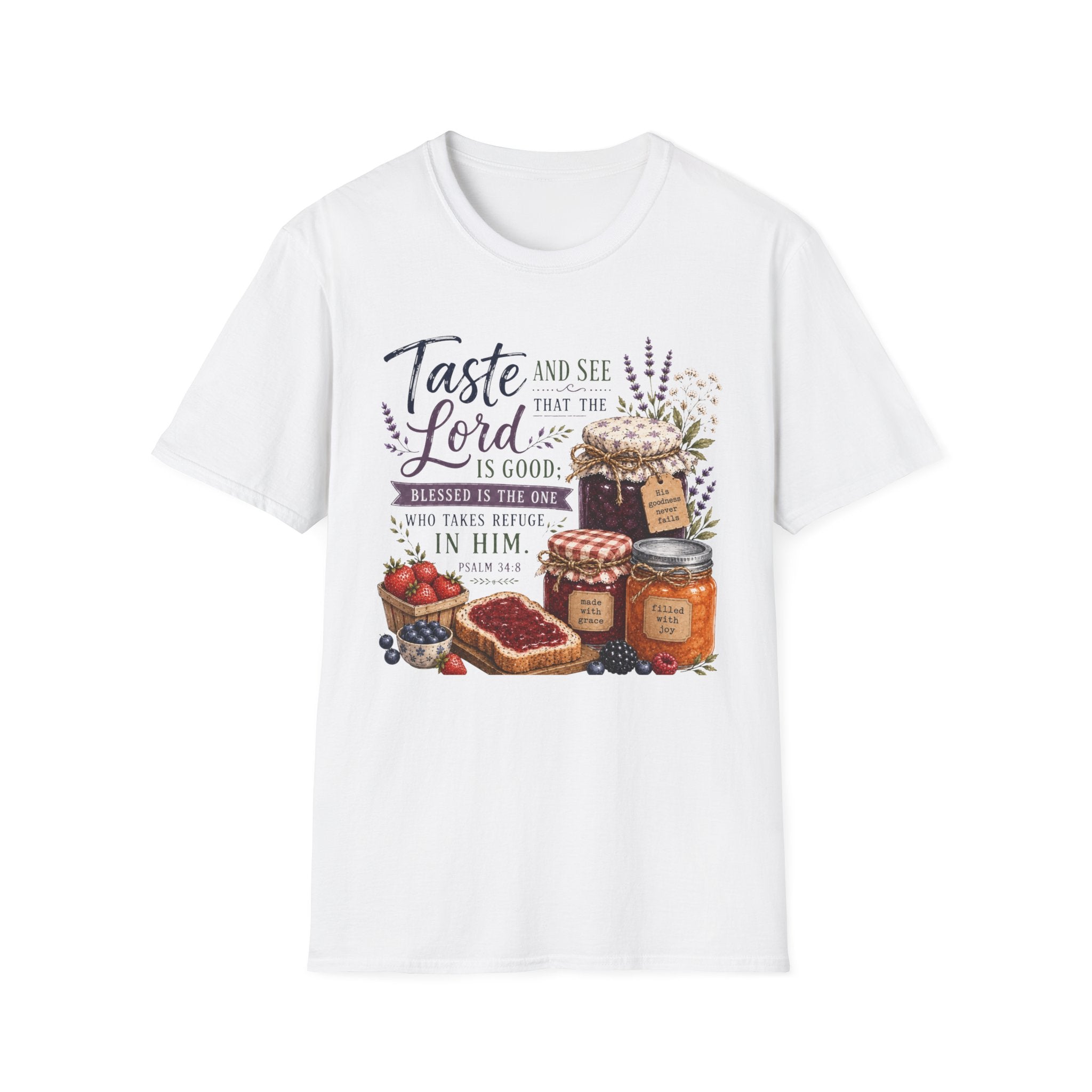 Taste and See the Lord Is Good | Rustic Faith Unisex Softstyle T-Shirt