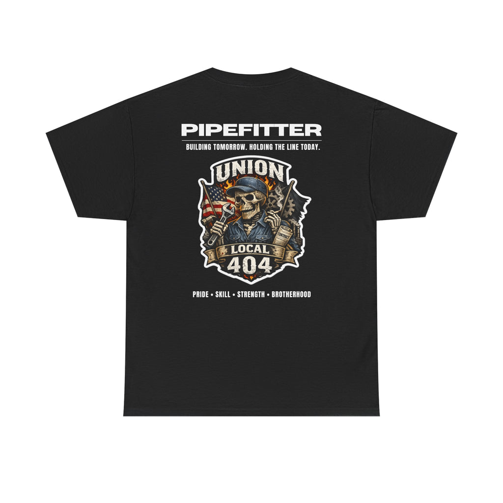 Local 404 Pipefitter Skeleton Tee