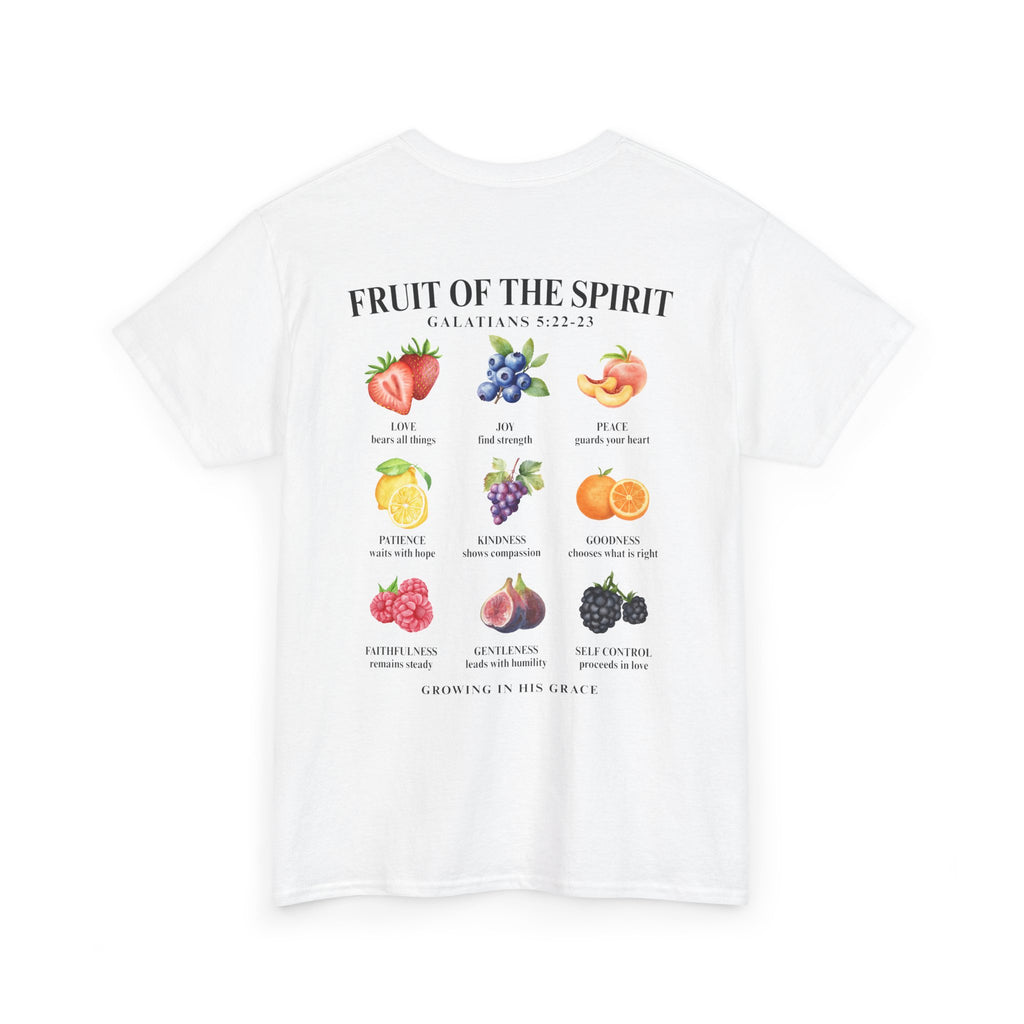 Galatians 5:22-23 | Fruit of the Spirit Unisex Heavy Cotton Tee