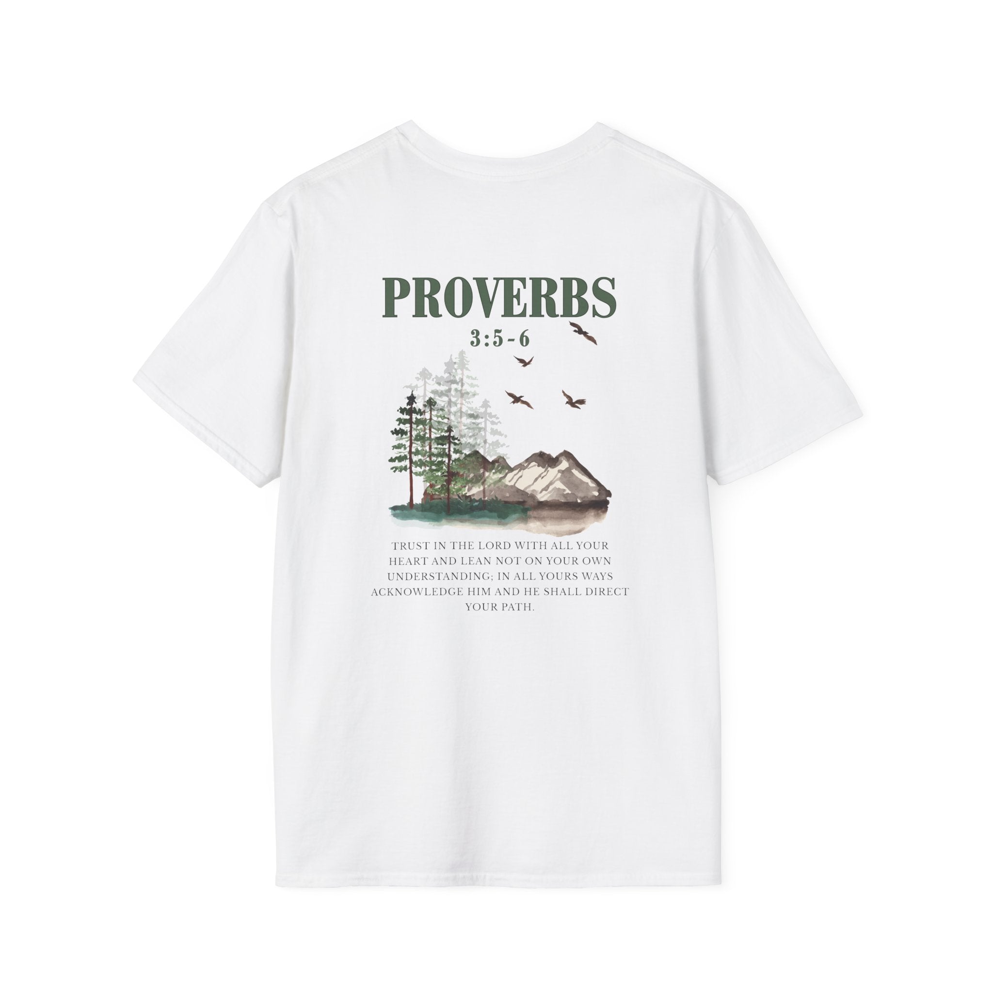 Proverbs 3:5-6 | Nature Scripture Tee