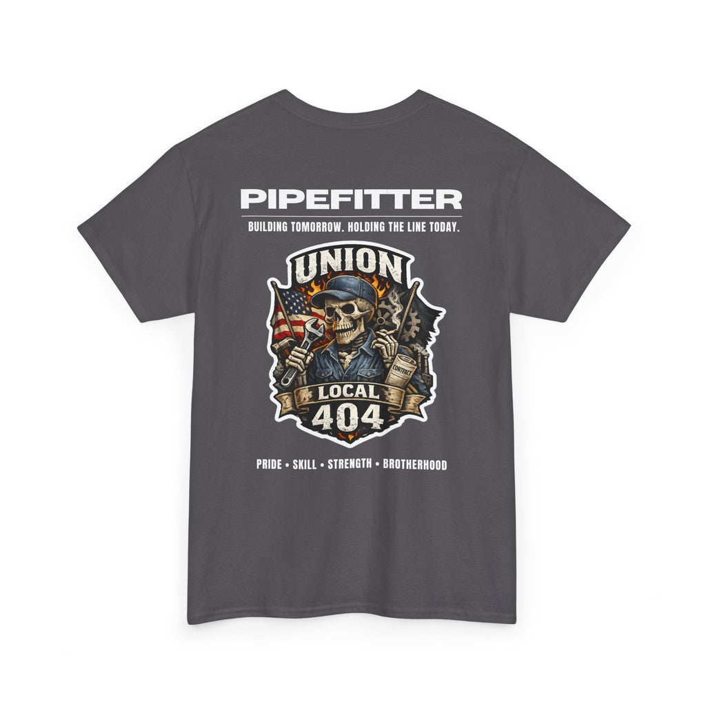 Local 404 Pipefitter Skeleton Tee