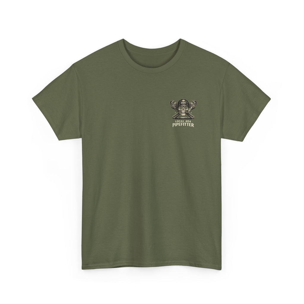Local 404 Pipefitter Humor Tee | Unisex Heavy Cotton Tshirt