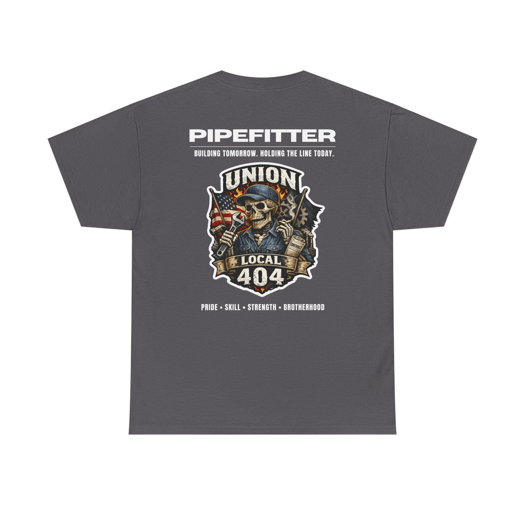 Local 404 Pipefitter Skeleton Tee