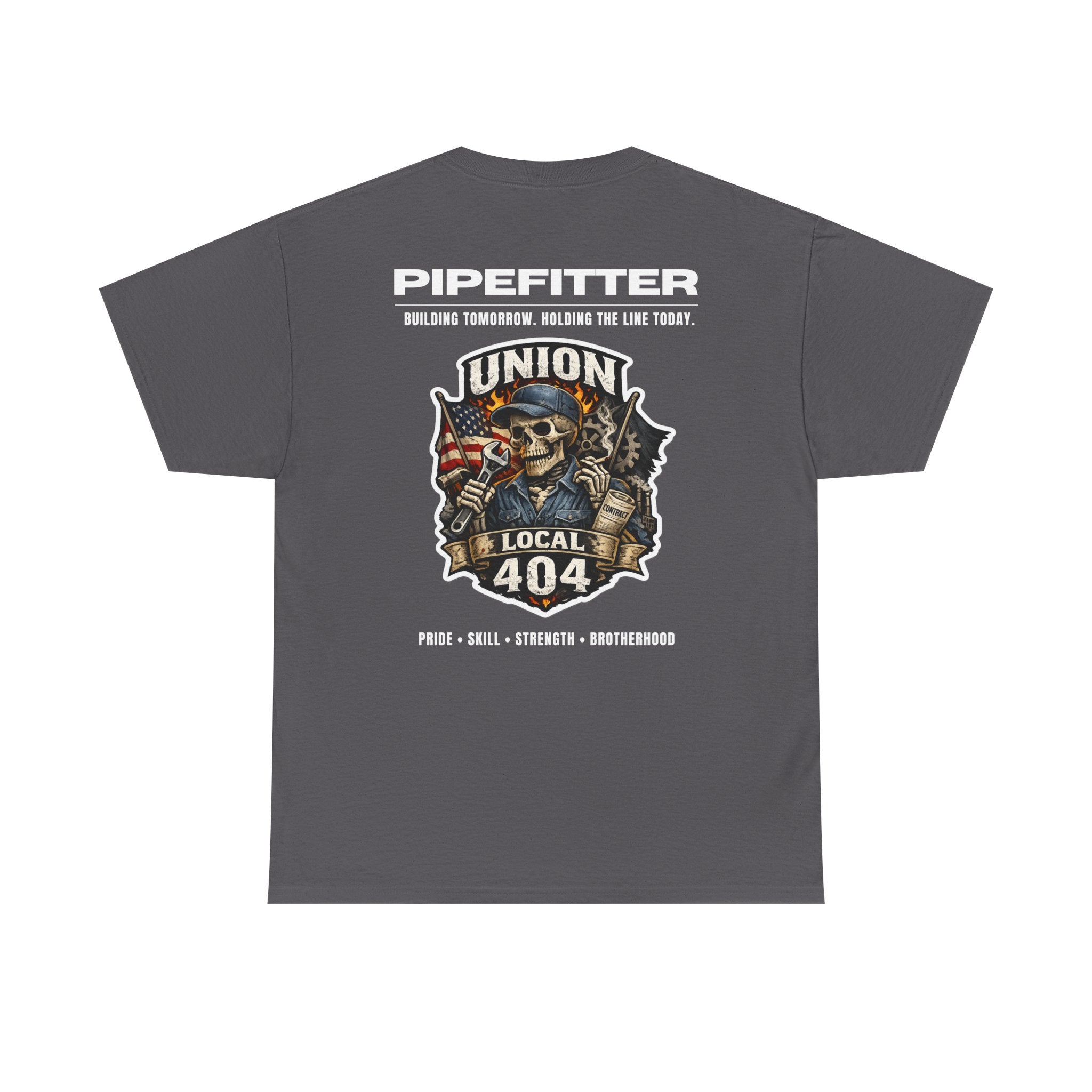 Local 404 Pipefitter Skeleton Tee