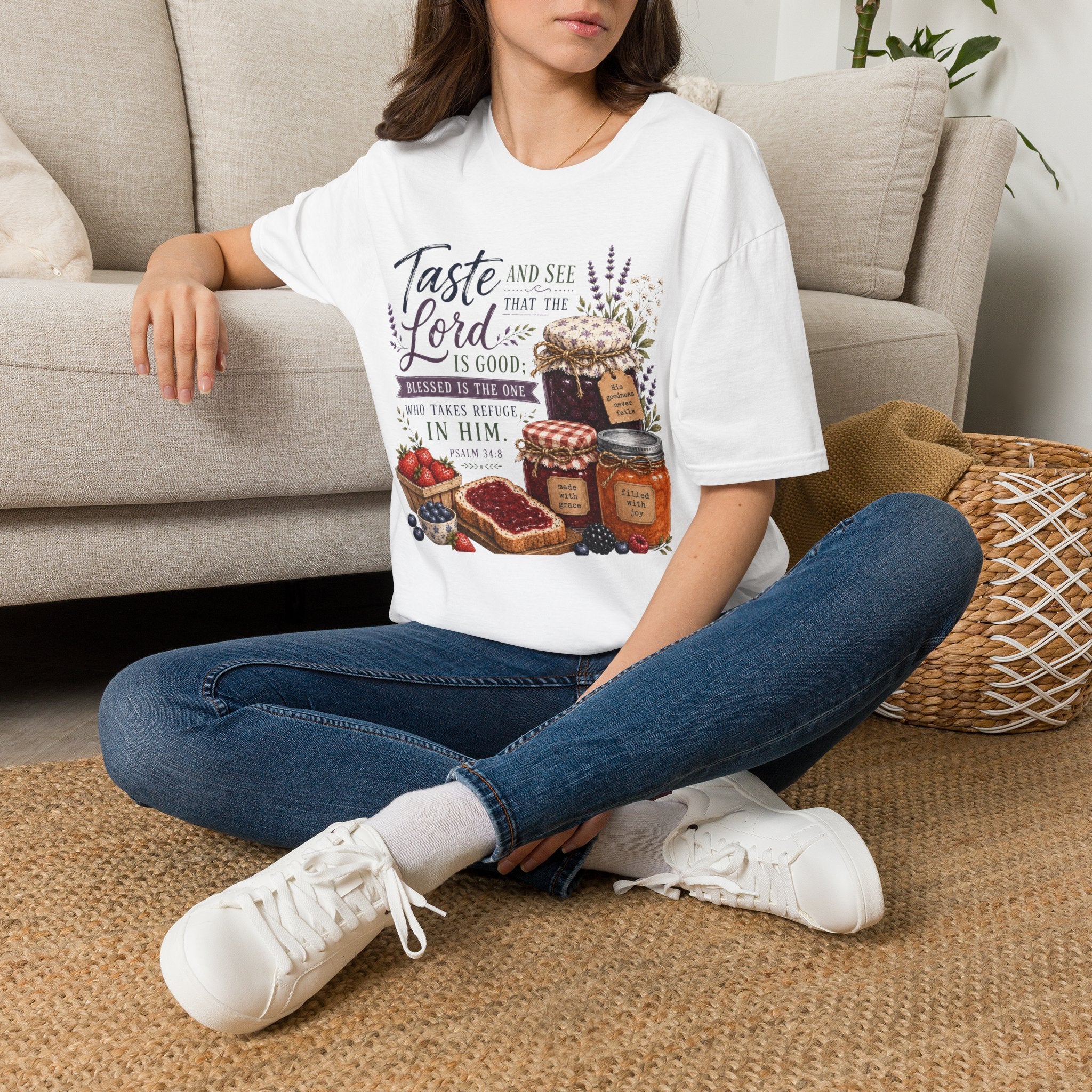 Taste and See the Lord Is Good | Rustic Faith Unisex Softstyle T-Shirt