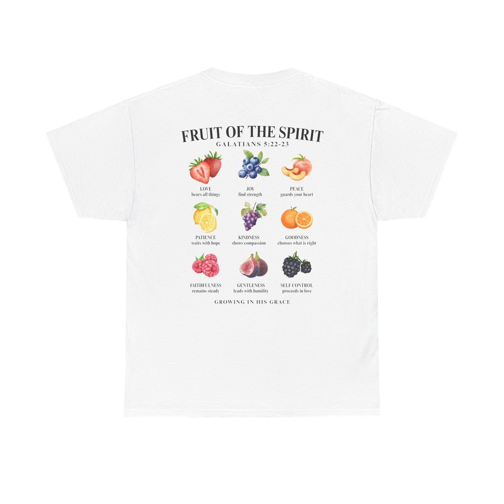 Galatians 5:22-23 | Fruit of the Spirit Unisex Heavy Cotton Tee