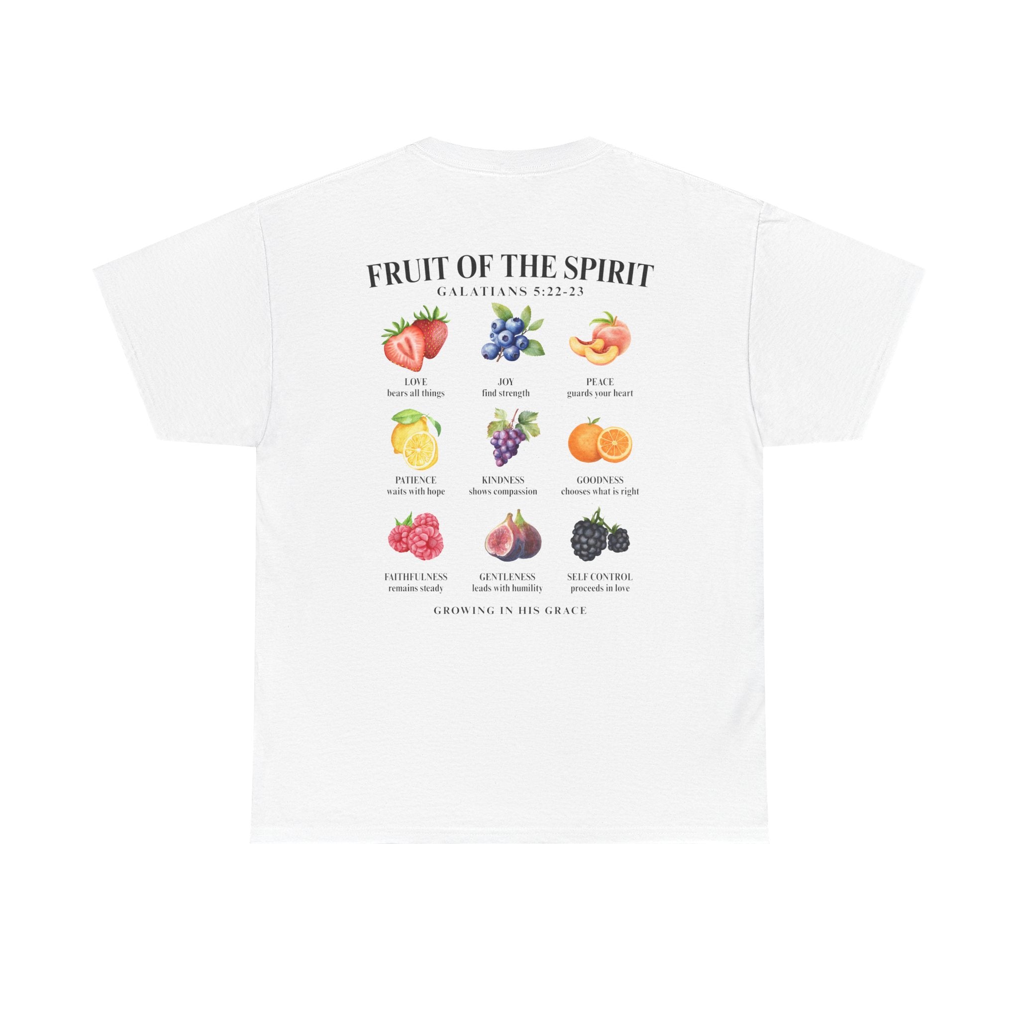 Galatians 5:22-23 | Fruit of the Spirit Unisex Heavy Cotton Tee