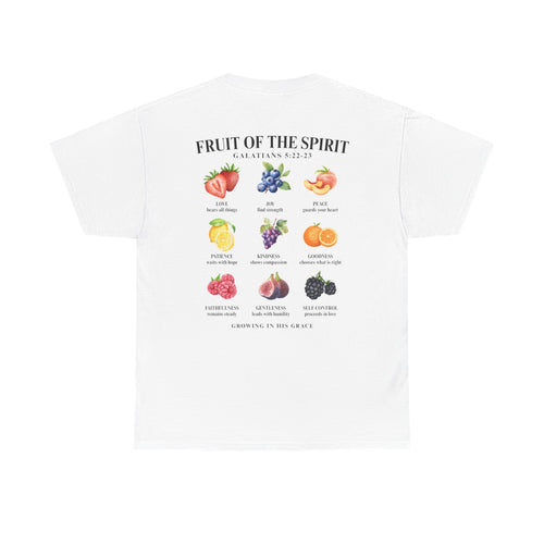 Galatians 5:22-23 | Fruit of the Spirit Unisex Heavy Cotton Tee