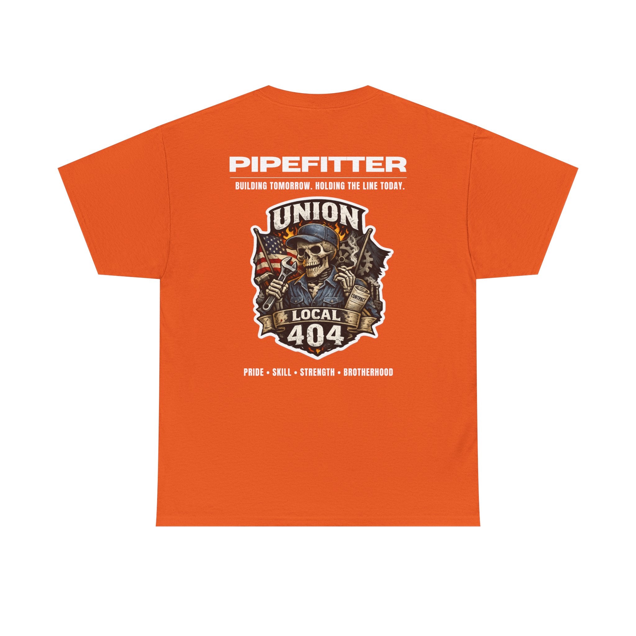 Local 404 Pipefitter Skeleton Tee