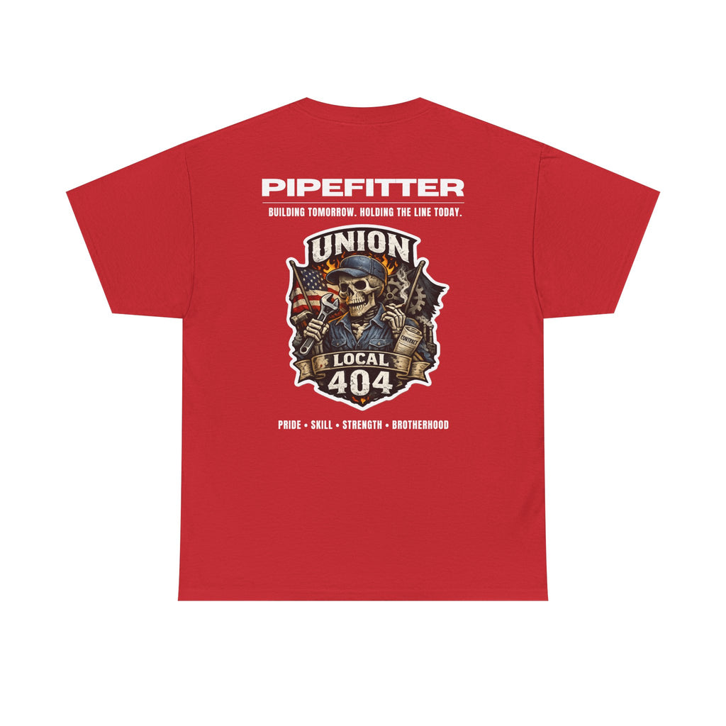Local 404 Pipefitter Skeleton Tee