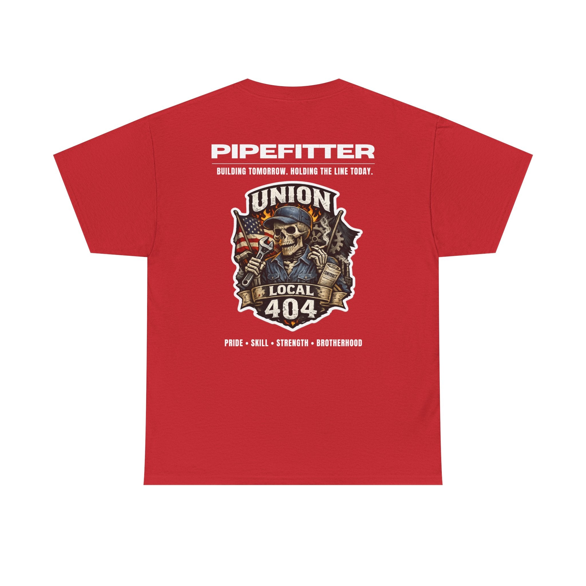 Local 404 Pipefitter Skeleton Tee