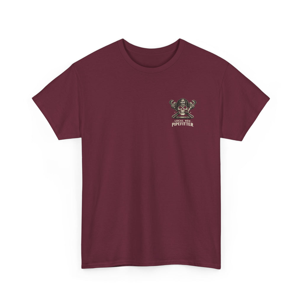 Local 404 Pipefitter Humor Tee | Unisex Heavy Cotton Tshirt