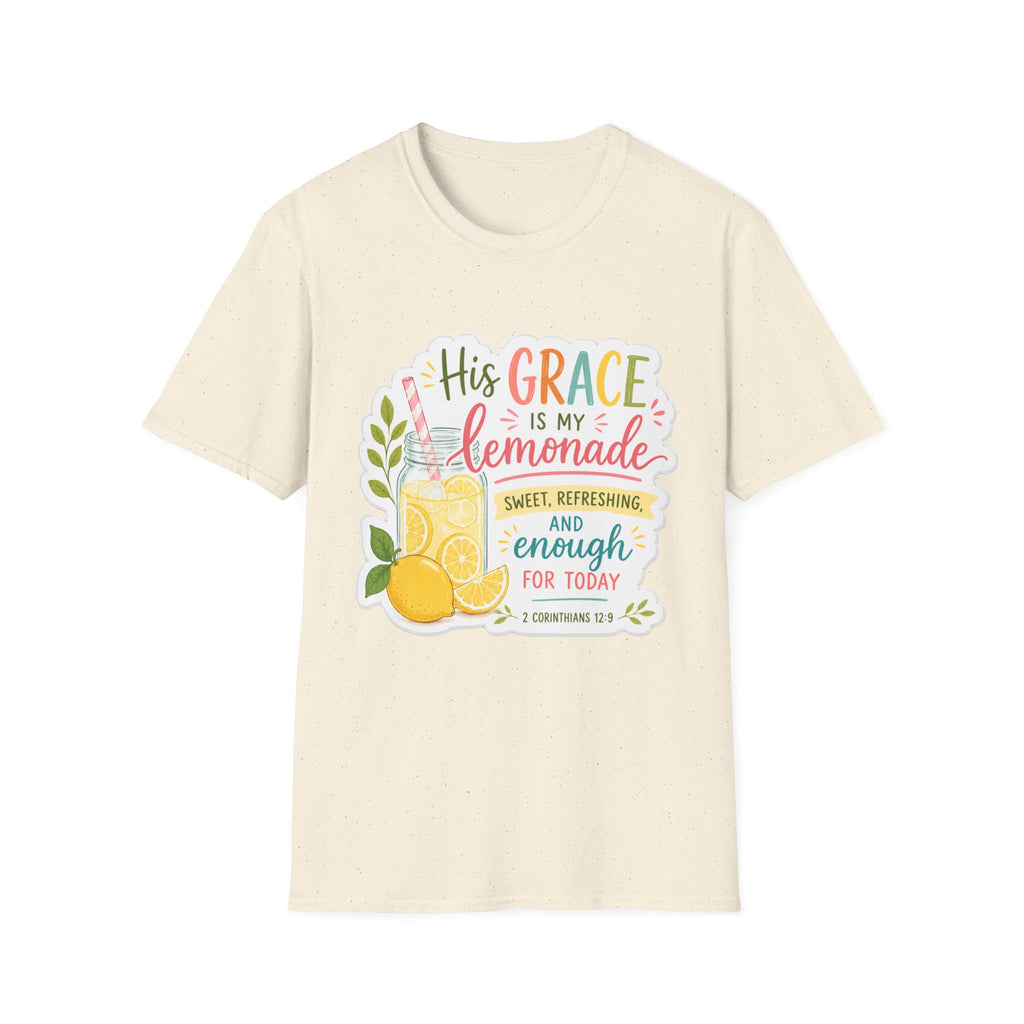 His Grace is My Lemonade | Unisex Softstyle T-Shirt
