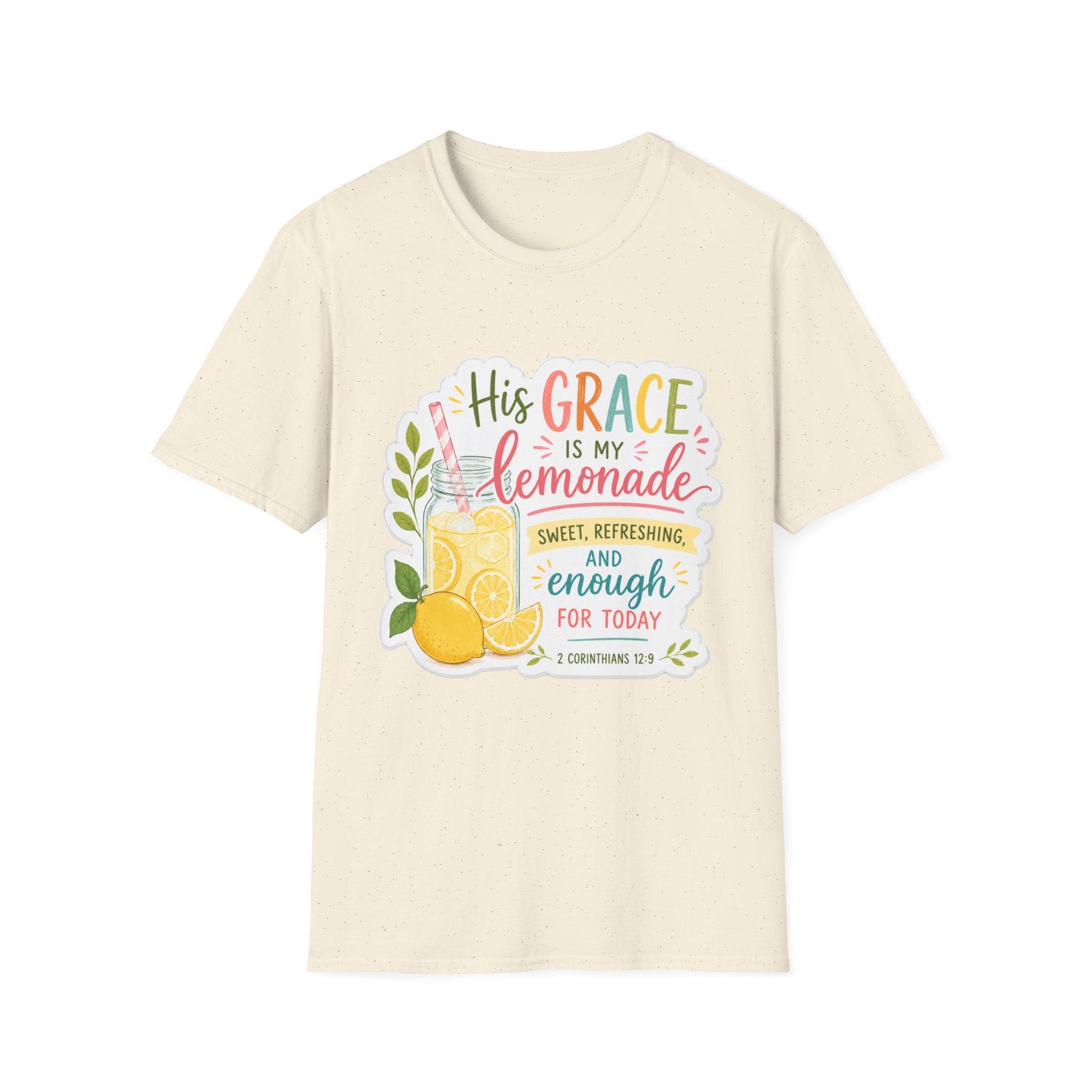 His Grace is My Lemonade | Unisex Softstyle T-Shirt