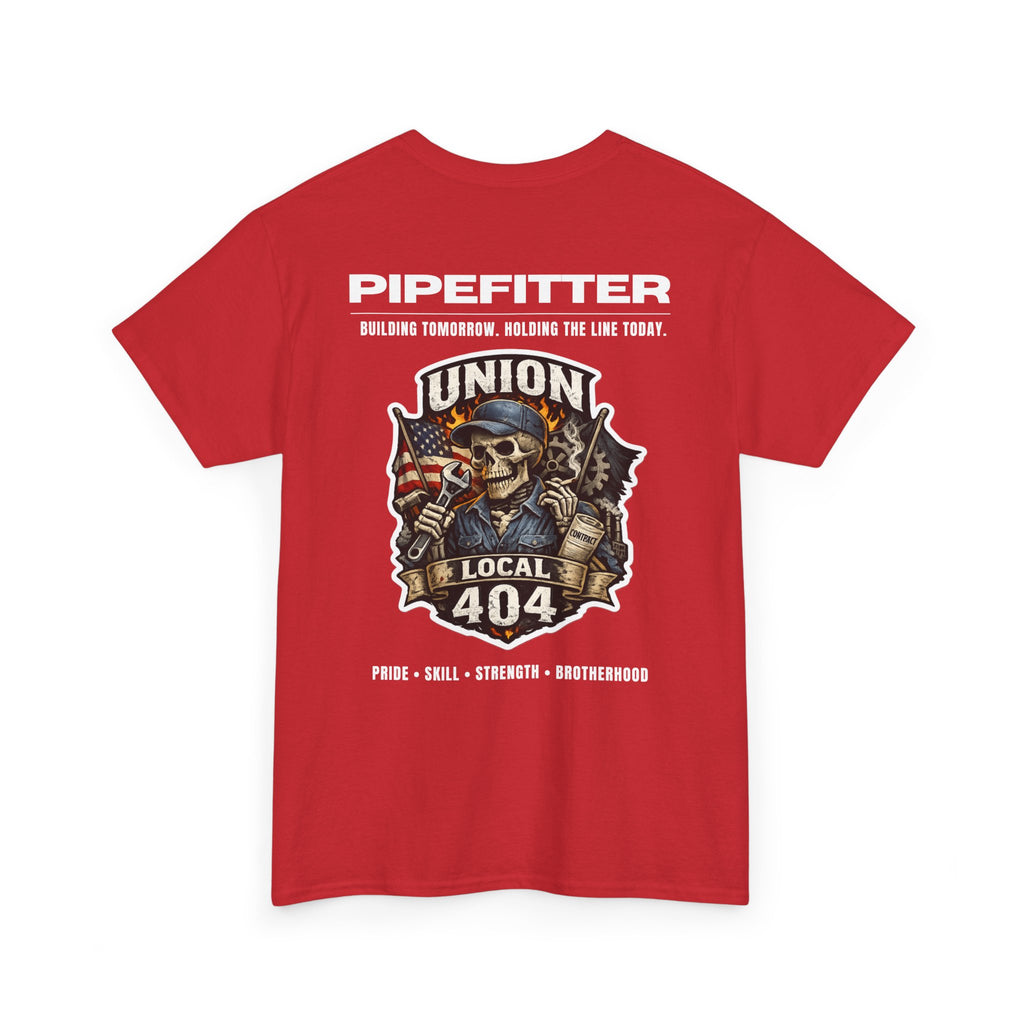 Local 404 Pipefitter Skeleton Tee