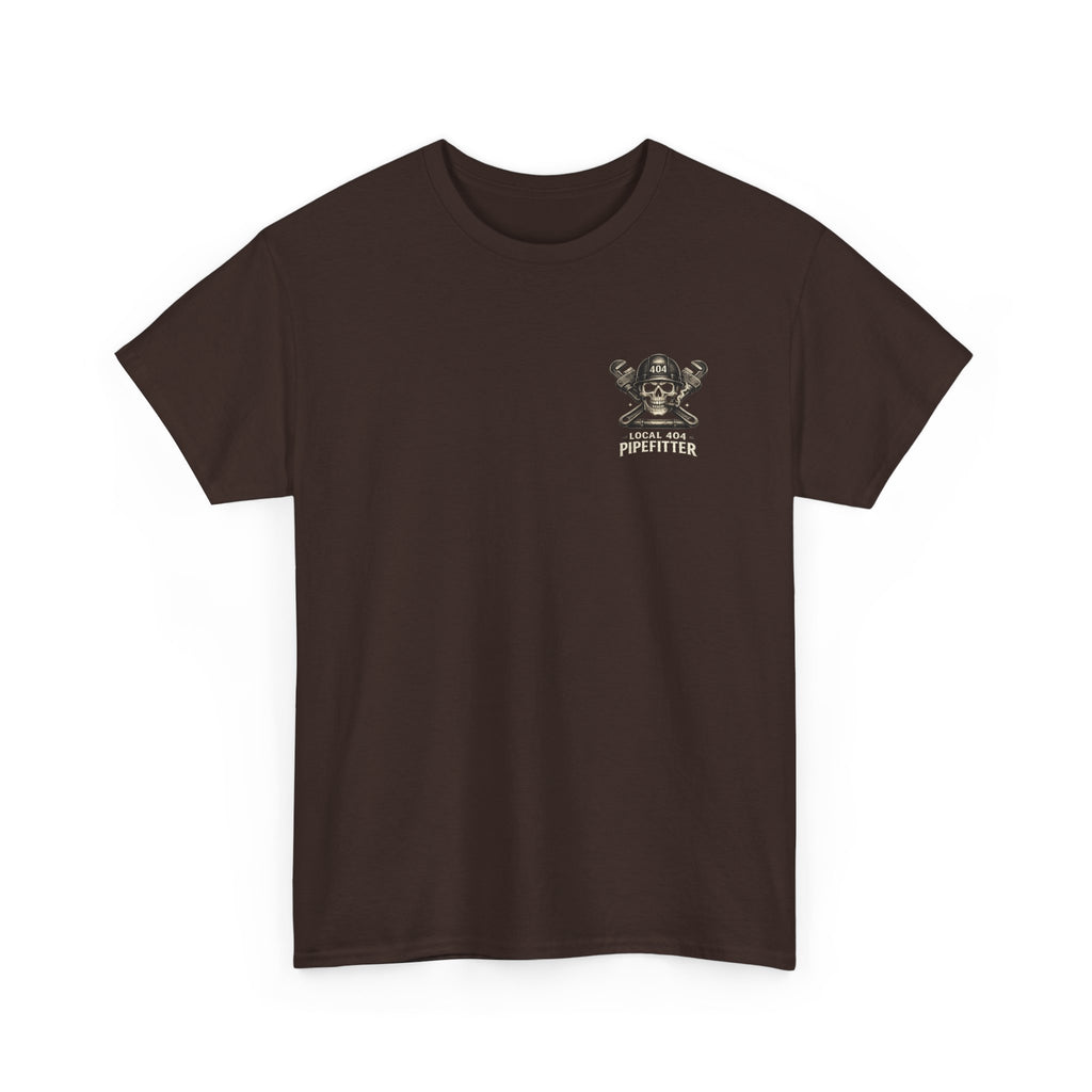 Local 404 Pipefitter Humor Tee | Unisex Heavy Cotton Tshirt
